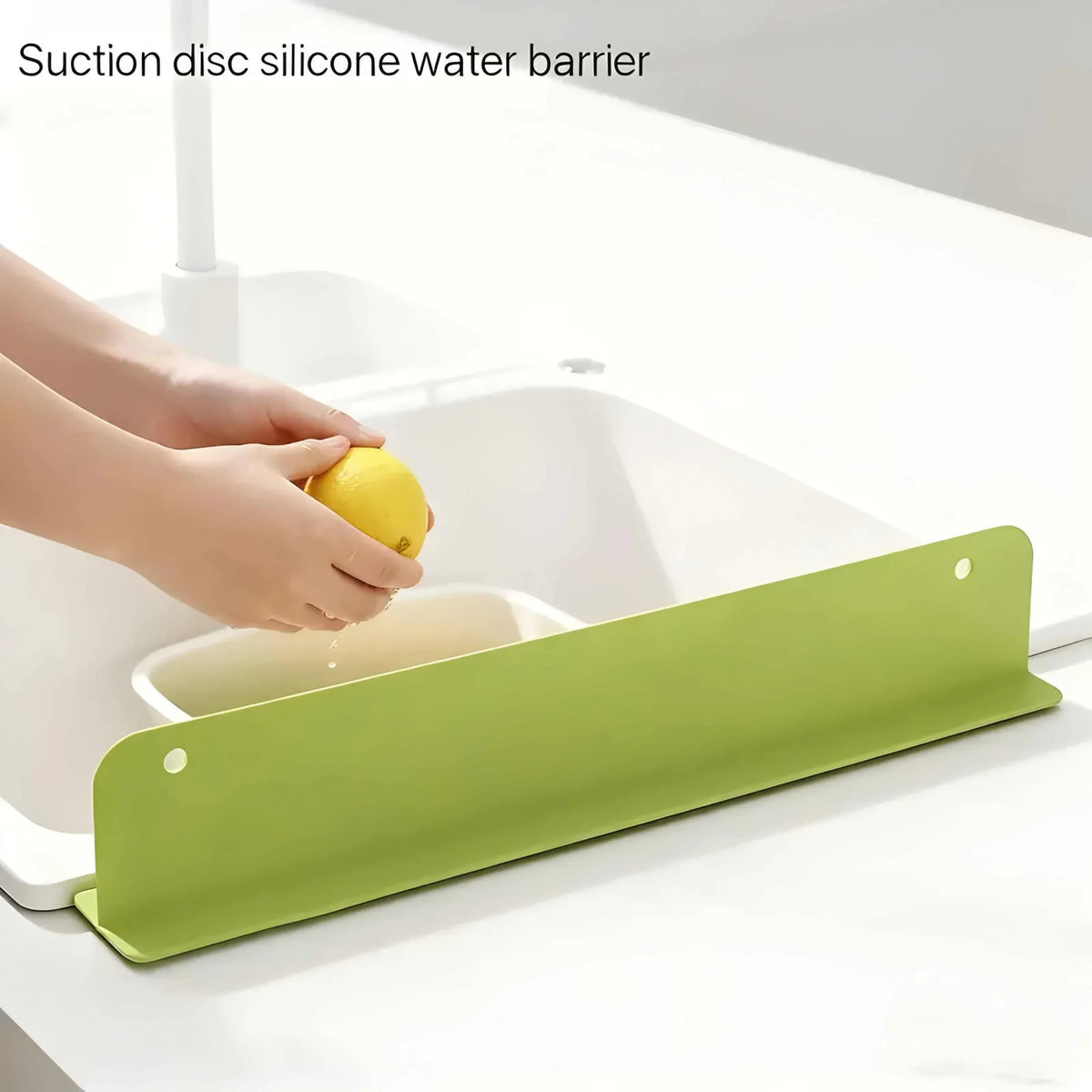 Kitchen Sink Splash Guard – Water Blocking Plate for Sink & Countertop