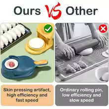 Dumpling Maker Kitchen Press Mold – Easy Dumpling Folding & Sealing Tool