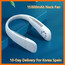 Portable Neck Fan – USB Rechargeable Bladeless Personal Fan