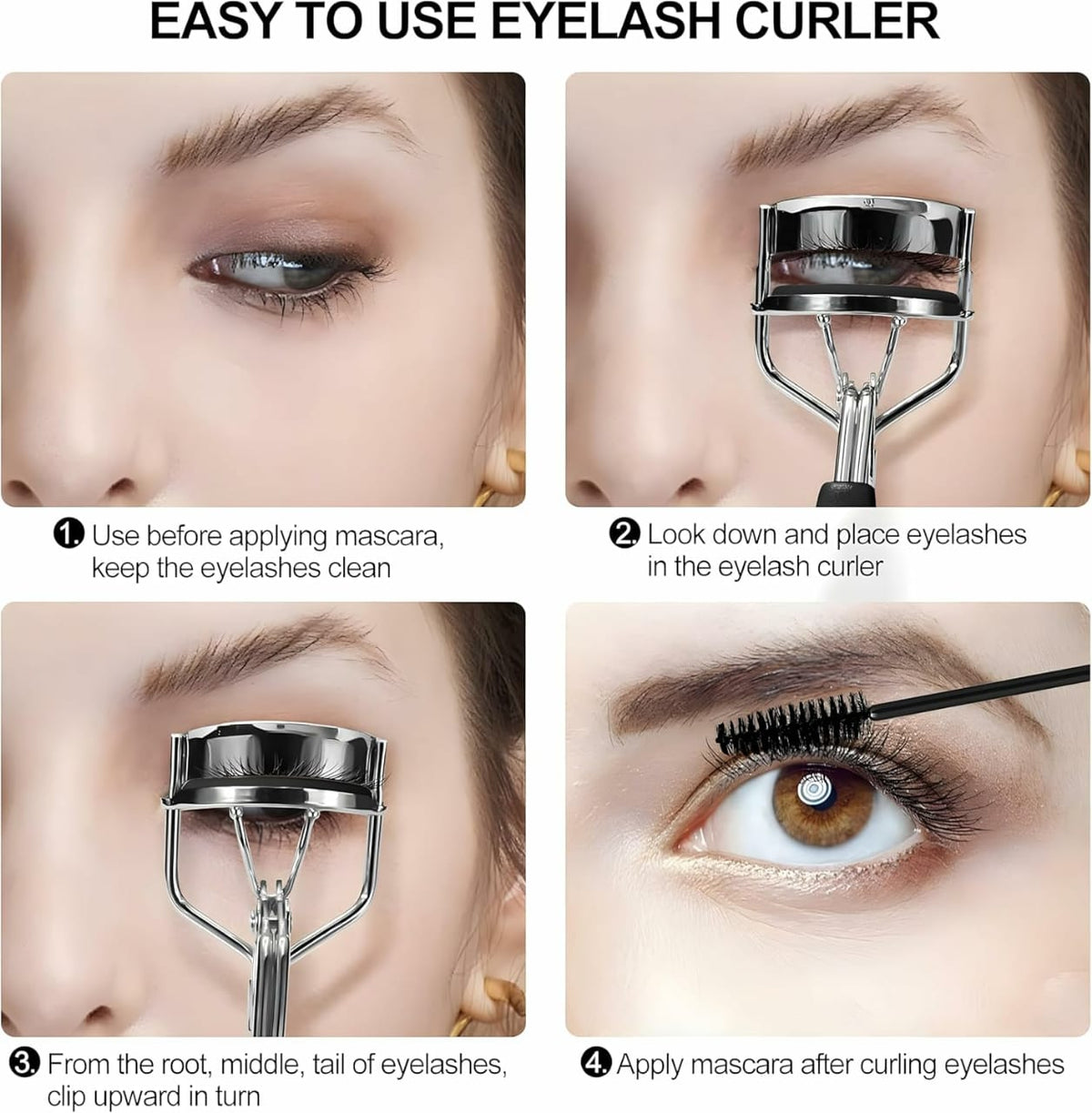 Professional Eyelash Curler – Easy-Use Eye Makeup & Lash Styling Tool