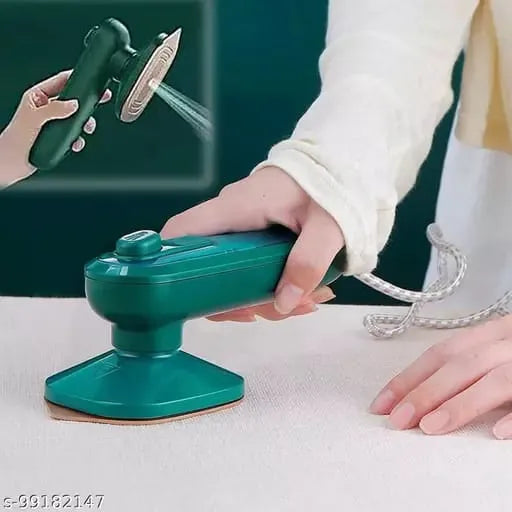 Portable Mini Steam Iron – Wet & Dry Handheld Garment Iron