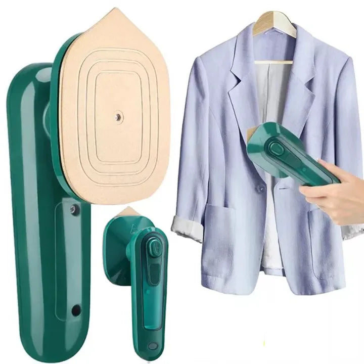 Portable Mini Steam Iron – Wet & Dry Handheld Garment Iron