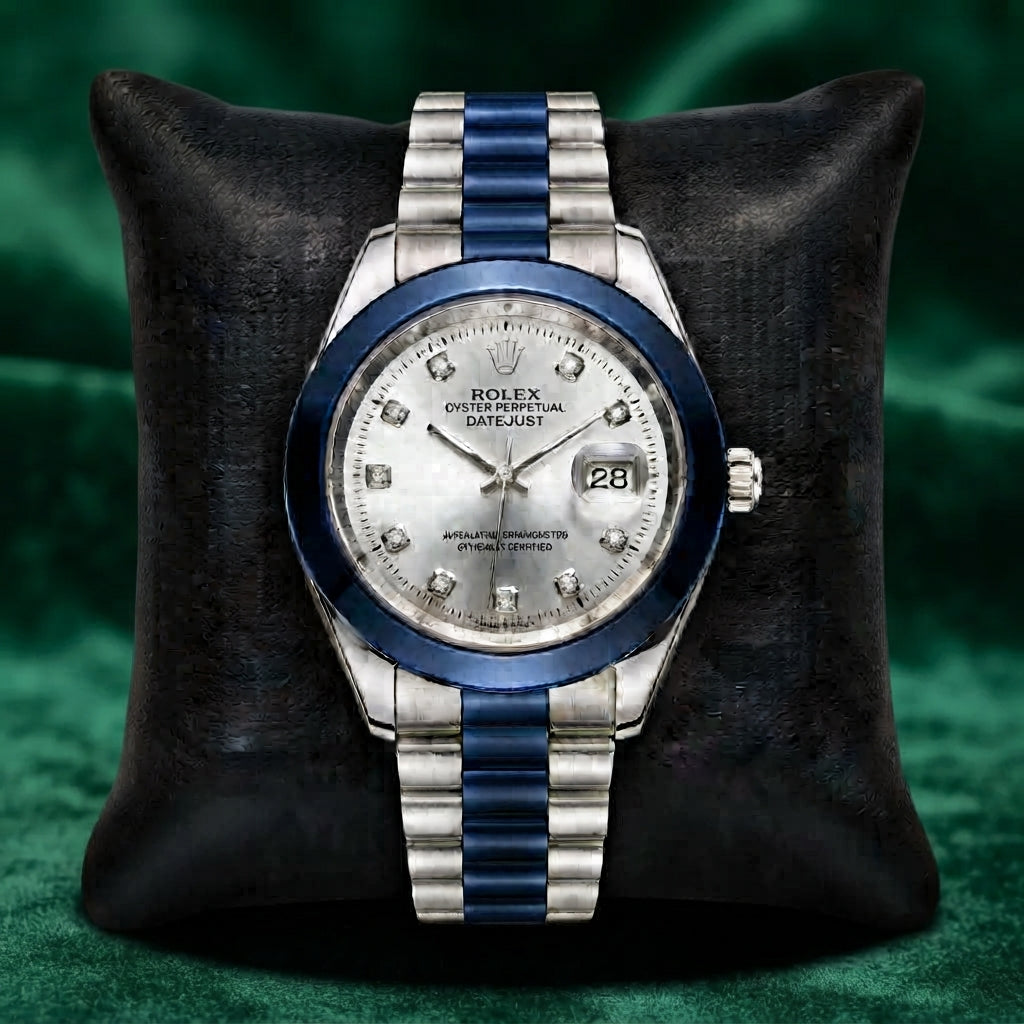Luxury Datejust Style Wristwatch – Elegant Fashion Watch with Box for Men & Women