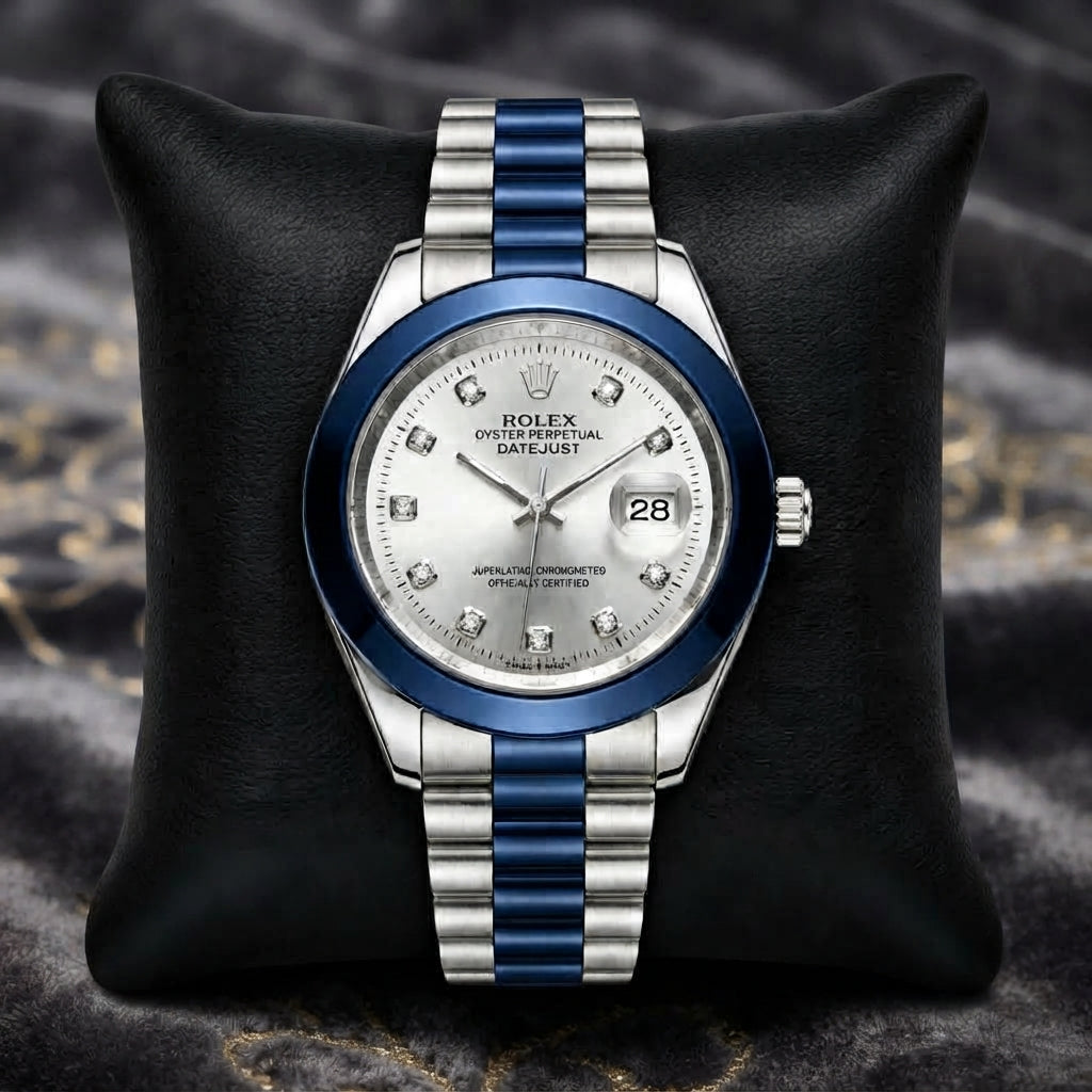 Luxury Datejust Style Wristwatch – Elegant Fashion Watch with Box for Men & Women
