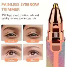 Flawless 2-in-1 Eyebrow & Facial Hair Remover – Rechargeable Precision Trimmer