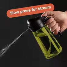 2-in-1 Glass Oil Sprayer & Dispenser – 500ml Spray & Pour Bottle