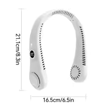 Portable Neck Fan – USB Rechargeable Bladeless Personal Fan