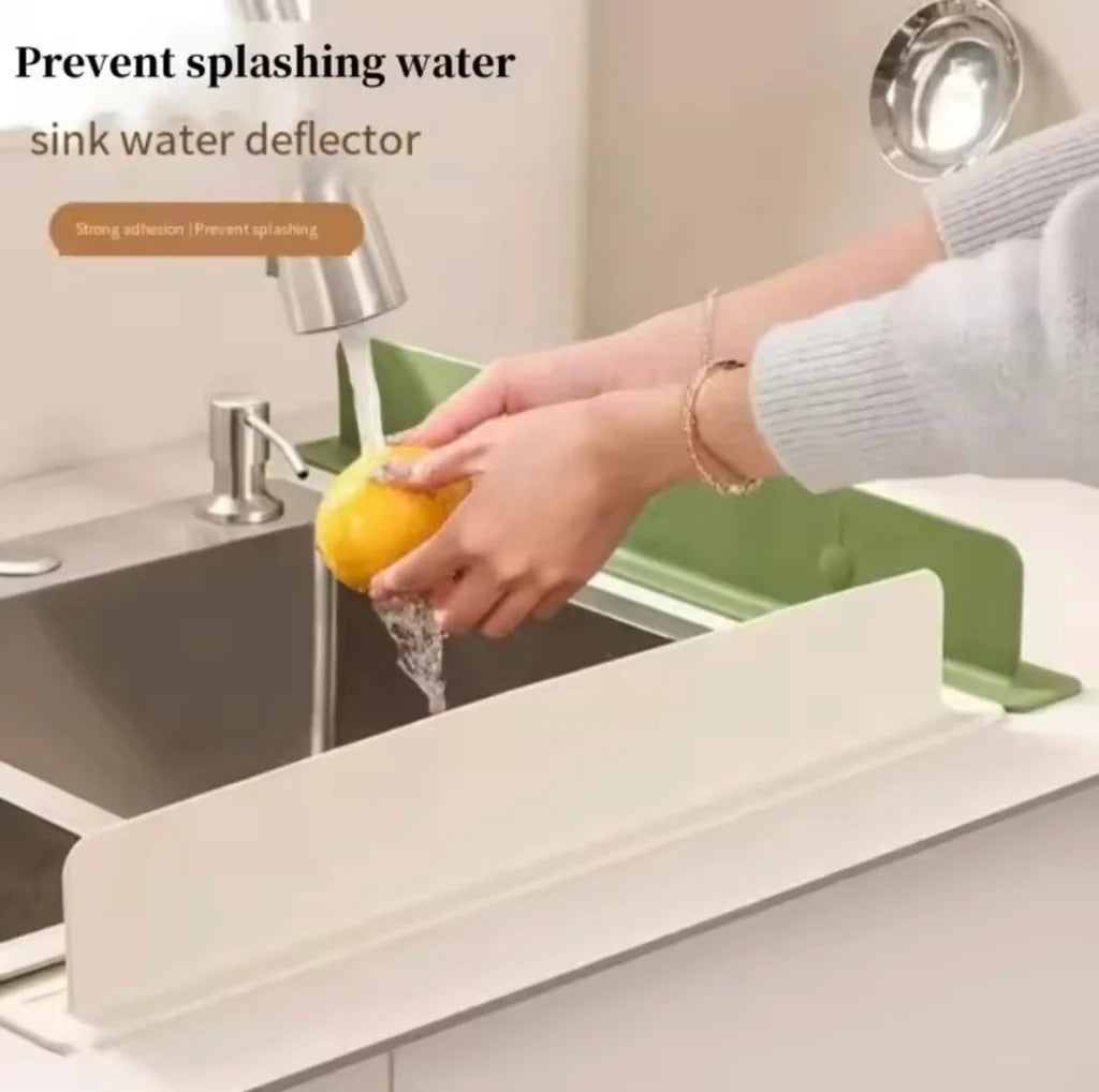 Kitchen Sink Splash Guard – Water Blocking Plate for Sink & Countertop